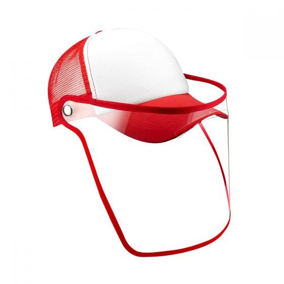 GORRA TRUCKER CON CARETA ROJO (P-SLD 064)