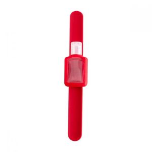 PULSERA CON GEL SANITIZANTE MILE ROJO SLD 065 R (PLÁSTICO / SILICÓN)(P)