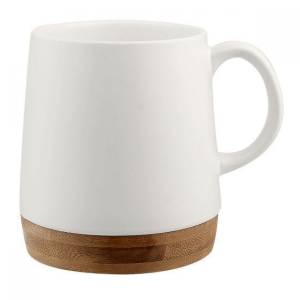 TAZA FIORLAND BLANCO TAZ 031 B (CERÁMICA / BAMBÚ)(P)