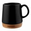 TAZA FIORLAND NEGRO TAZ 031 N (CERÁMICA / BAMBÚ)(P)