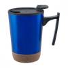TAZA KILIA AZUL TAZ 033 A (ACERO INOXIDABLE / PLÁSTICO / CORCHO)(P)