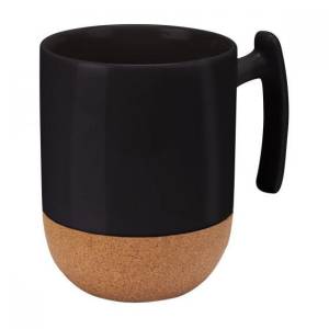 TAZA BIKANER NEGRO TAZ 038 N (PORCELANA / CORCHO)(P)