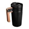 TAZA MARIELLA NEGRO TAZ 047 N (CERÁMICA / ACERO INOXIDABLE / MADERA)(P)