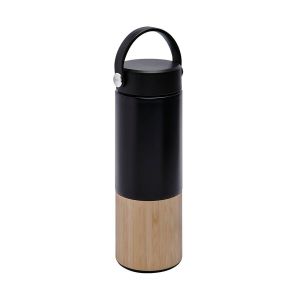TERMO BAMBUS NEGRO TMPS 109 N (ACERO INOXIDABLE / BAMBÚ / PLÁSTICO)(P)