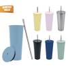 TERMO METÁLICO CON POPOTE AMARILLO PASTEL TMPS 149 YP (ACERO INOXIDABLE / PLÁSTICO / SILICÓN)(P)