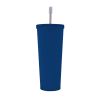 TERMO METÁLICO CON POPOTE AZUL TMPS 149 A (ACERO INOXIDABLE / PLÁSTICO / SILICÓN)(P)