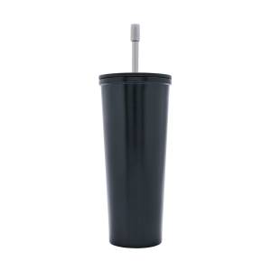 TERMO METÁLICO CON POPOTE NEGRO TMPS 149 N (ACERO INOXIDABLE / PLÁSTICO / SILICÓN)(P)