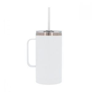 TERMO CON POPOTE EVANTS BLANCO TMPS 153 B (ACERO INOXIDABLE / PLÁSTICO)(P)