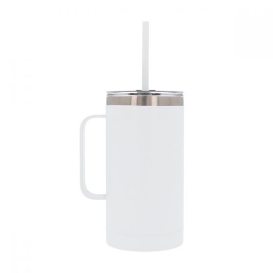 TERMO CON POPOTE EVANTS BLANCO TMPS 153 B (ACERO INOXIDABLE / PLÁSTICO)(P)