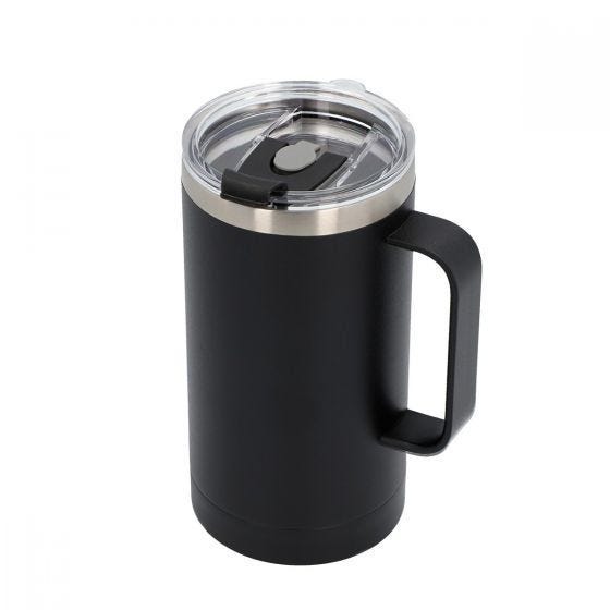 Termo con Popote Evants Negro TMPS 153 N (Acero inoxidable / plástico)(P)