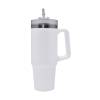 TERMO CON ASA Y POPOTE BLANCO TMPS 164 B (ACERO INOXIDABLE / PLÁSTICO)(P)