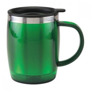 TAZA TÉRMICA BURGOS VERDE TMPS 26 V (PLÁSTICO / ACERO INOXIDABLE)(P)