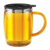TAZA TÉRMICA BURGOS AMARILLO TMPS 26 Y (PLÁSTICO / ACERO INOXIDABLE)(P)