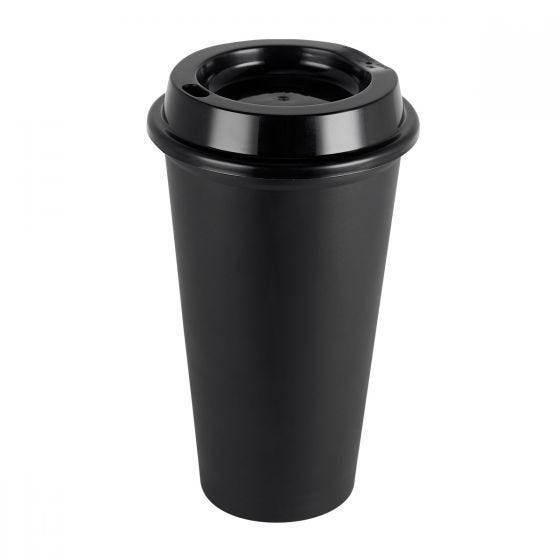 VASO TIRICH NEGRO TMPS 74 N (PLÁSTICO)(P)