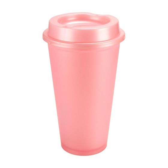 VASO TIRICH ROSA PASTEL TMPS 74 PP (PLÁSTICO)(P)