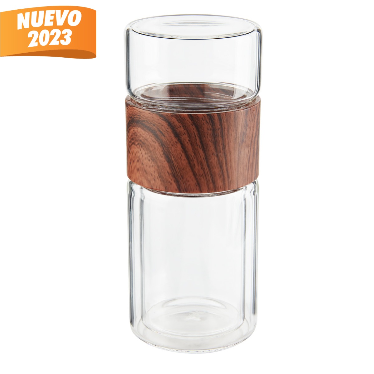 Termo de Vidrio Nankin Cafe TMPS 167 C (Vidrio / plástico / acero inoxidable)(P)
