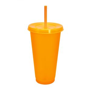 VASO JAS NARANJA NEON TMPS 744 ON (PLÁSTICO)(P)