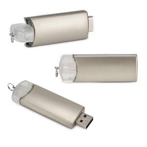 USB MONTBUI 16 GB BLANCO TRASLUCIDO USB 131 B (PLÁSTICO / METAL)(P)