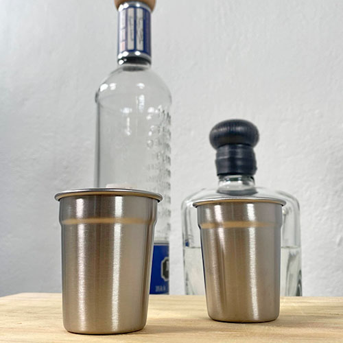 VASO SHOT PLATA (T 155 - ACERO INOXIDABLE)(F)