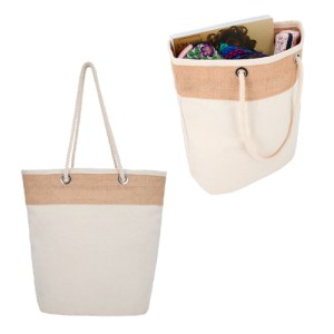 BOLSA GRECIA UNICO (BL 106 - ALGODÓN / YUTE)(F)