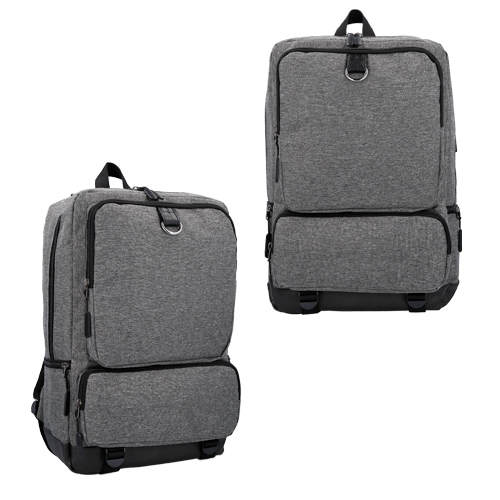 MOCHILA TORETTO GRIS (BL 096 - POLIÉSTER)(F)