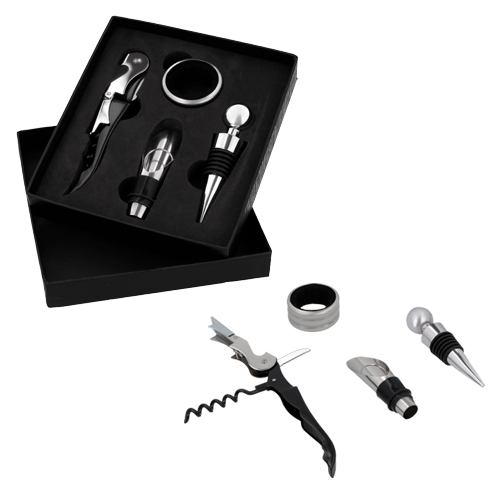 SET CARLOT NEGRO (HO 066 - CARTÓN / ACERO INOXIDABLE)(F)