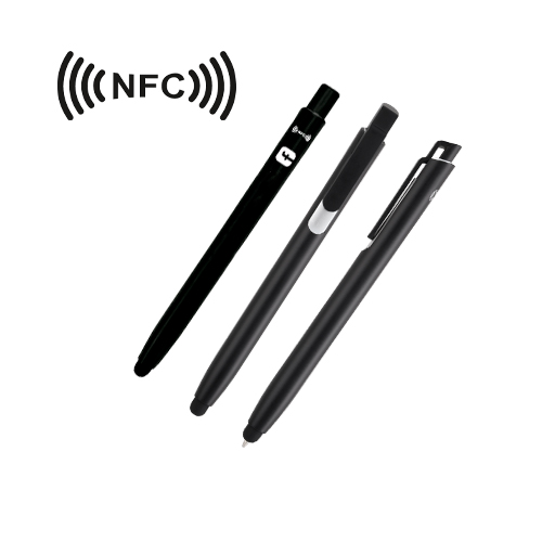 BOLÍGRAFO NFC NEGRO (NP 21003 - PLÁSTICO)(F)