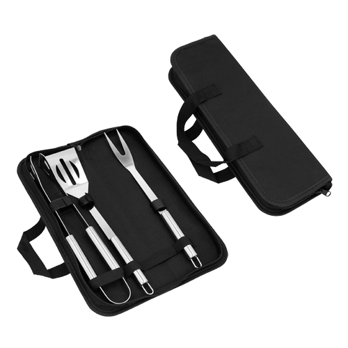 Set Sirloin Negro (HO 061 - poliéster/acero inoxidable)(F)