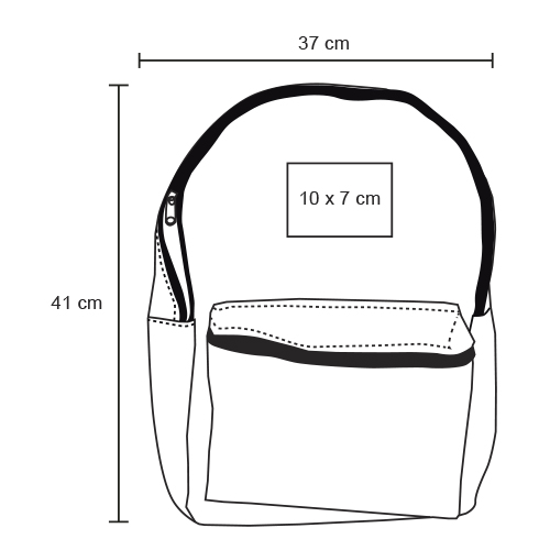 BL 041esq Mochila Ferrero Amarillo (BL 041 – poliéster)(F)