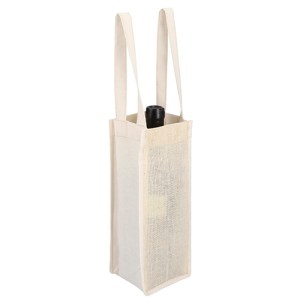 BOLSA MALBEC BEIGE (BL 063 - YUTE/ALGODÓN)(F)
