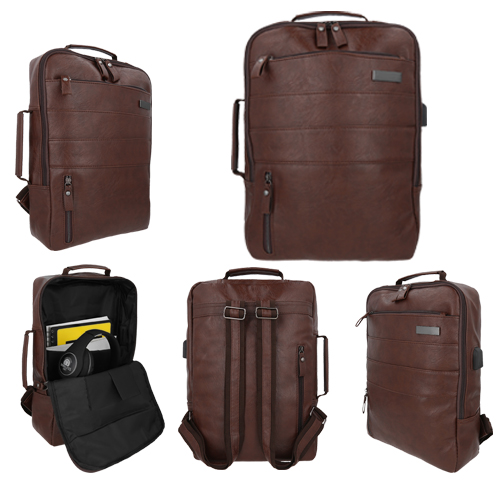 MOCHILA MUSK CAFE (BL 079 - CURPIEL)(F)