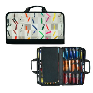 ESTUCHE PORTA PLUMA NEGRO (BL 086 - POLIÉSTER)(F)