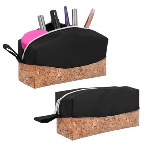 COSMETIQUERA CANTONA NEGRO (CP 061 - POLIÉSTER/CORCHO)(F)