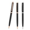 BOLÍGRAFO TABOR NEGRO/PLATA (FM 0574 - ALUMINIO)(F)