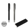 BOLÍGRAFO LASKA NEGRO (FM 7555 - METAL)(F)