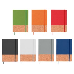 LIBRETA MAPLE NEGRO (O 085 - POLIURETANO/CORCHO)(F)