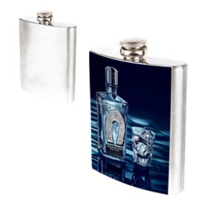 LICORERA WHISKY PLATA (SB 13 - ACERO INOXIDABLE)(F)