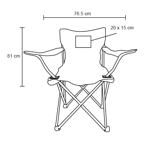 TL 019-3 Silla Sand Negro (TL 019 – metal)(F)