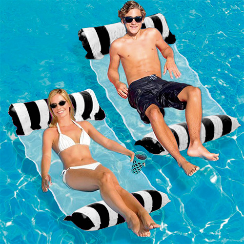 COLCHONETA POOL NEGRO (TL 028 - PVC)(F)