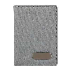 PORTA PASAPORTE LIVIGNO GRIS M 80120 G (POLIÉSTER)(P)