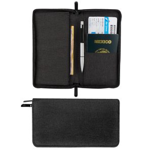 PORTA PASAPORTE WALLY NEGRO M 80620 N (POLIÉSTER)(P)