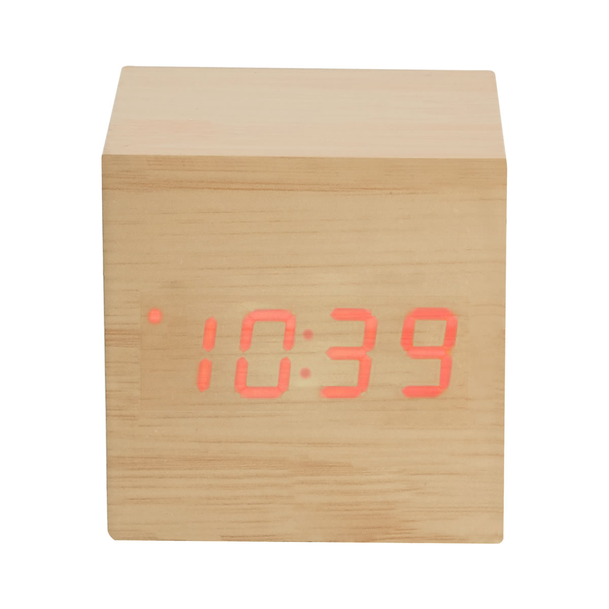 Reloj Time Cube Beige MK 120 (Madera)