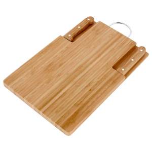 TABLA Y CUCHILLOS JARTUM MADERA PWT 090 (BAMBÚ / METAL)