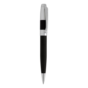 BOLÍGRAFO NAVAGIO NEGRO RQ 021 N (ACERO INOXIDABLE)(P)