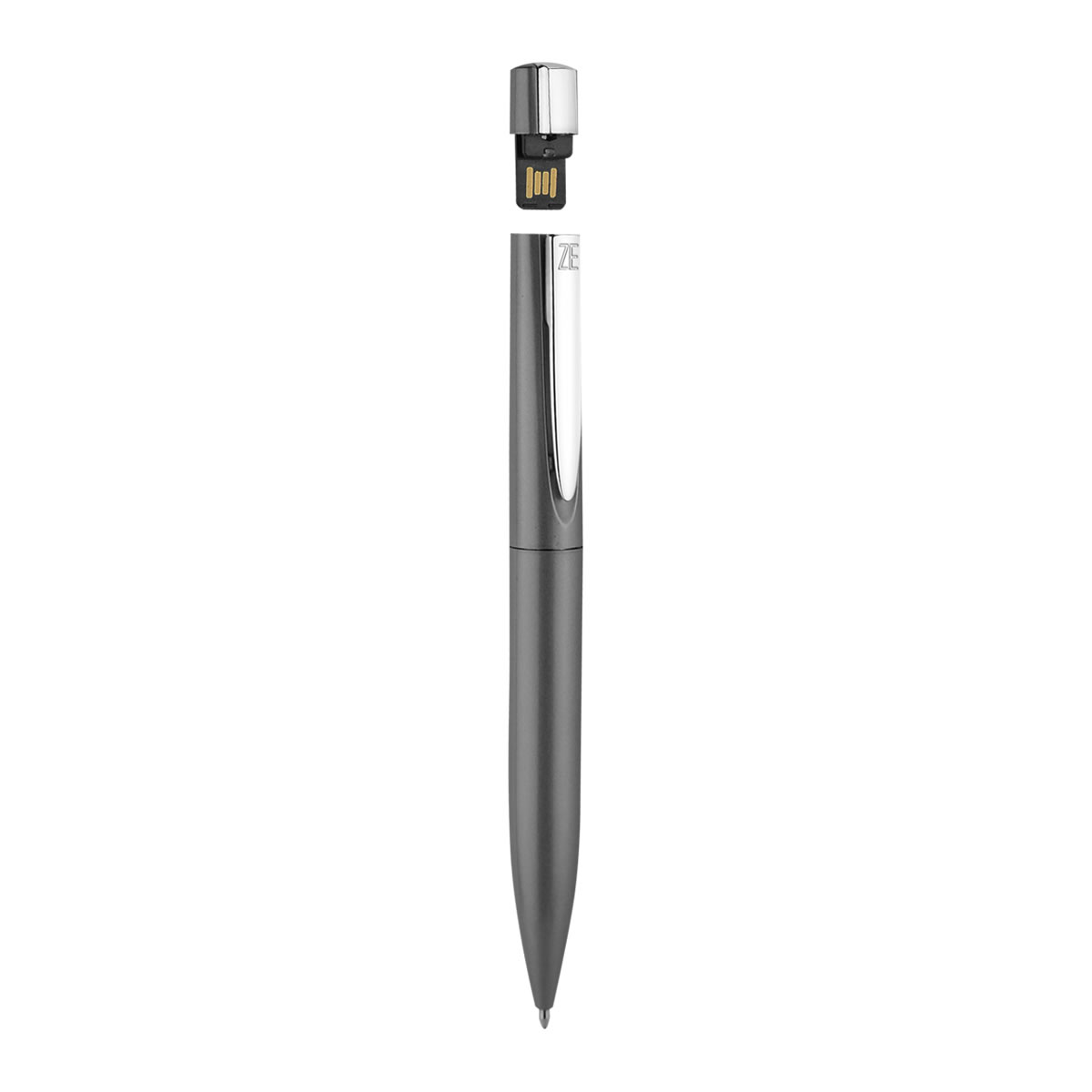 SH-2200_1_1-1.jpg Bolígrafo Usb 8 gb Neuss Gris Metalico SH 2200 G (Metal / plástico)(P)