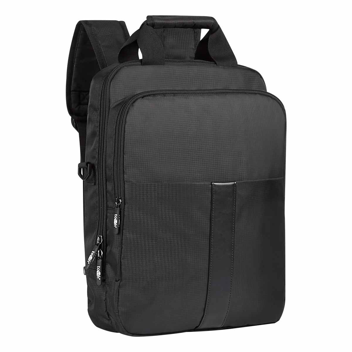MOCHILA-PORTAFOLIO KRONBERG NEGRO SIN 069 N (POLIÉSTER)(P)