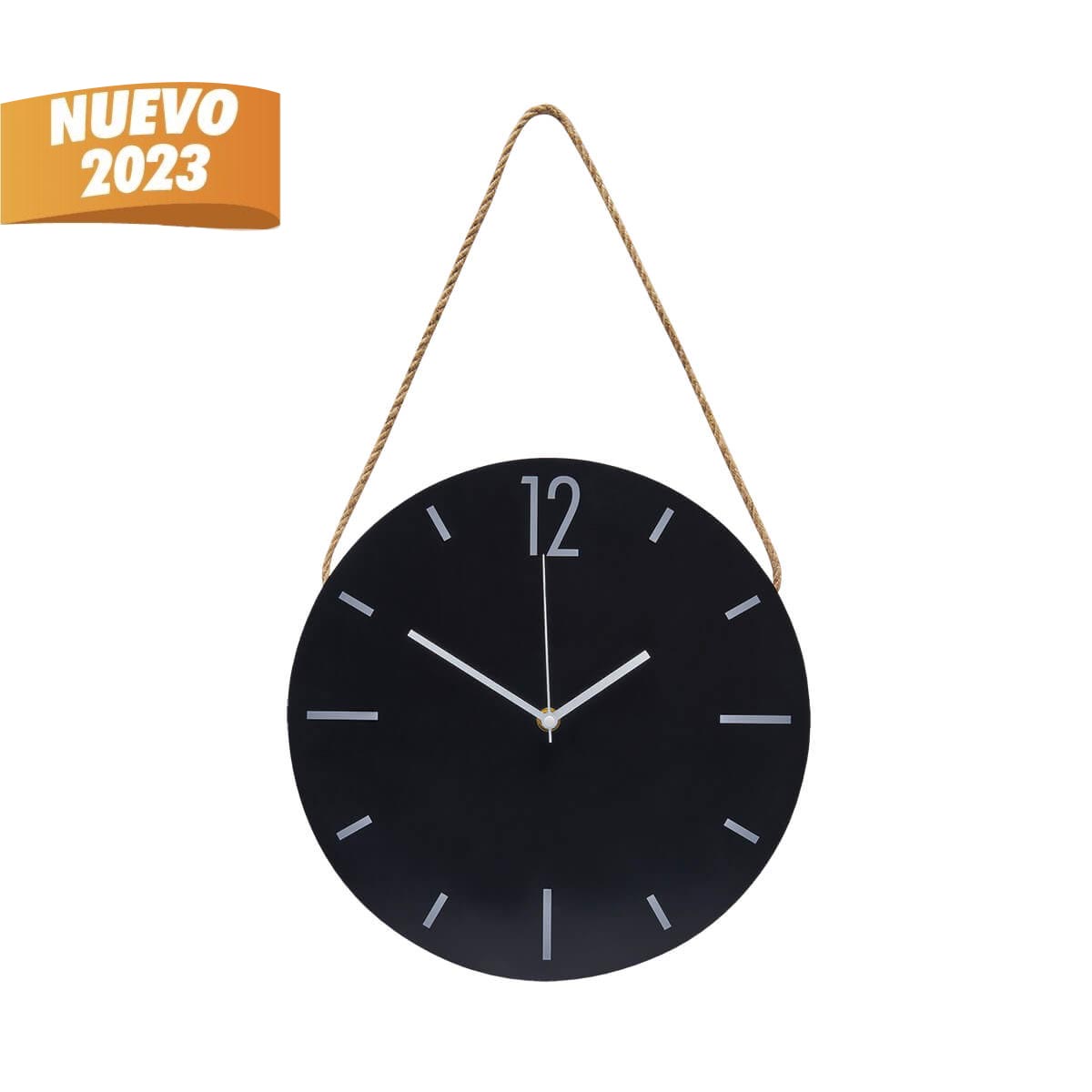 RELOJ JADUAL NEGRO MK 013 N (PLÁSTICO / ALUMINIO)(P)