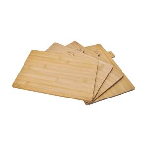 SET DE TABLAS GURI BEIGE PWT 240 BE (BAMBÚ TABLAS / METAL BASE)(P)