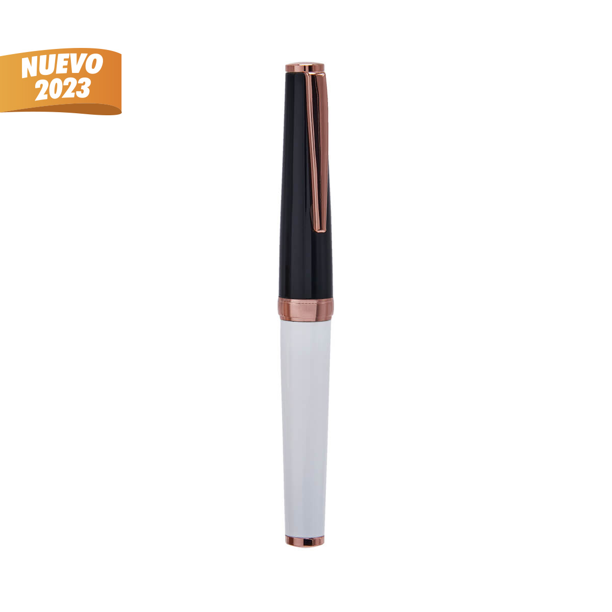 BOLÍGRAFO AFFARI BLANCO RQ 1050 B (METAL)(P)