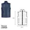 CHALECO CHARGER AZUL-LARGE (CH 003 - NYLON)